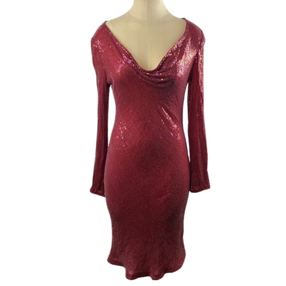 HUGO BUSCATI COLLECTION 100% SILK SIZE 10 DRESS - Picture 1 of 13